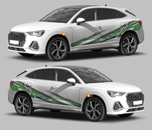 Kit de décalcomanies vinyle bandes latérales Techno Style pour Audi Q3 2019_2
