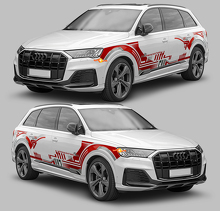 Kit d'autocollants en vinyle à bandes latérales style graphique techno pour Audi Q7_3
