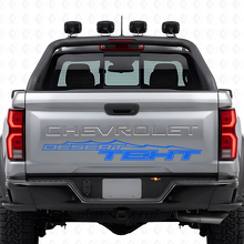 Autocollant vinyle personnalisé style désert pour hayon Chevrolet Colorado ZR2_2