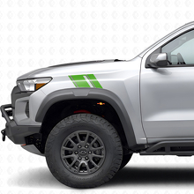 Kit d’autocollants en vinyle à bandes doubles pour ailes avant pour Chevrolet Colorado ZR2_3