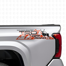 Kit de décalcomanies latérales arrière en vinyle style TRD tout-terrain Montagne Cerf pour Toyota Tacoma Tundra_4