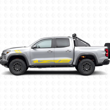 Kit d’autocollants vinyle avec logo Bison ZR2 pour porte latérale Chevrolet Colorado ZR2_5