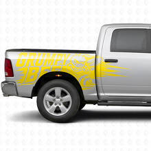 Kit de décalcomanies latérales style éclaboussure Grumpy Bee pour camion Dodge Ram_10