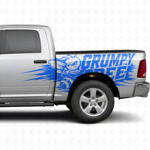 Kit de décalcomanies latérales style éclaboussure Grumpy Bee pour camion Dodge Ram_3