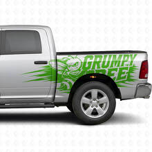 Kit de décalcomanies latérales style éclaboussure Grumpy Bee pour camion Dodge Ram_5