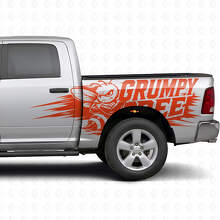 Kit de décalcomanies latérales style éclaboussure Grumpy Bee pour camion Dodge Ram_7