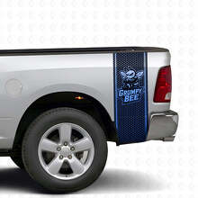 Kit de Stickers Vinyle de Chevet Style Nid d'Abeille Grumpy Bee pour Camion Dodge Ram_4