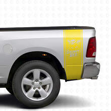 Kit d'autocollants vinyle bandes de chevet style nid d'abeille Grumpy Bee pour camion Dodge Ram_5