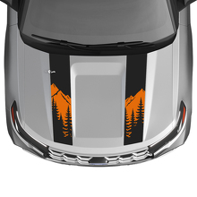 Kit d'autocollants vinyle à bandes capot style Double Montagne pour Musclecar Explorer ST 2020-26_3