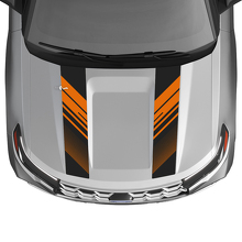 Kit d'autocollants en vinyle avec bandes perforées doubles pour capot pour Musclecar Explorer ST 2020-26_2