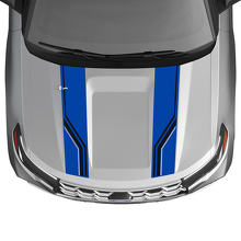 Kit d'autocollants vinyles à rayures doubles pour capot pour Musclecar Explorer ST 2020-26_3