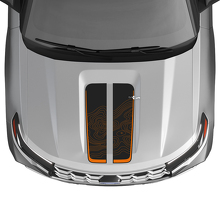 Kit d’autocollants en vinyle bandes de capot carte topographique pour Musclecar Explorer ST 2020-26_3