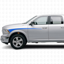 Kit d'autocollants en vinyle pour bas de caisse et porte avant pour Dodge Ram 2009+_2