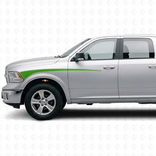 Kit d'autocollants en vinyle pour bas de caisse et porte avant pour Dodge Ram 2009+_3