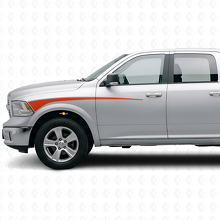 Kit d'autocollants en vinyle pour bas de caisse et porte avant pour Dodge Ram 2009+_4
