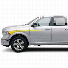 Kit d'autocollants en vinyle pour bas de caisse et porte avant pour Dodge Ram 2009+_5