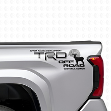 Ensemble d'autocollants vinyle latéraux TRD Off Road Whitetail Edition pour camionnettes Toyota_4