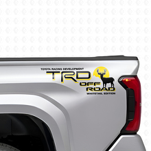 Ensemble d'autocollants vinyle latéraux TRD Off Road Whitetail Edition pour camionnettes Toyota_6