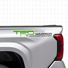 Ensemble d'autocollants en vinyle TRD Rock Warrior pour côtés de benne de camions Toyota_3
