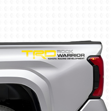 Ensemble d'autocollants en vinyle TRD Rock Warrior pour côtés de benne de camions Toyota_5