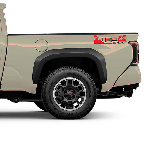Set d'autocollants TRD Off Sport Beach Side pour Toyota