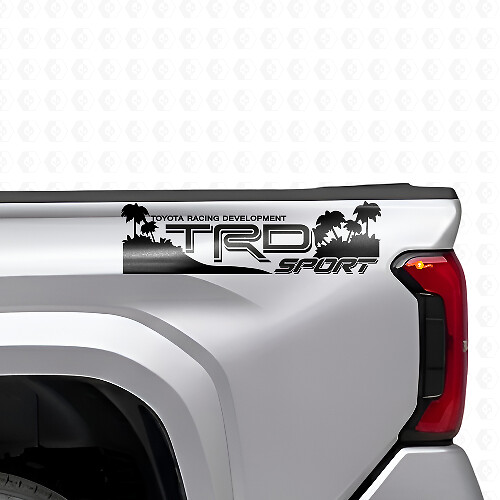 Autocollant en vinyle TRD Off Sport Beach Side pour camions Toyota