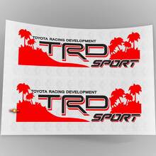 Set d'autocollants TRD Off Sport Beach Side pour Toyota_2