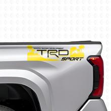 Autocollant en vinyle TRD Off Sport Beach Side pour camions Toyota_5