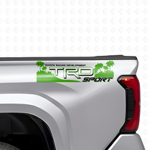 Ensemble d'autocollants vinyle latéraux arrière style plage TRD Off Sport pour camions Toyota_3