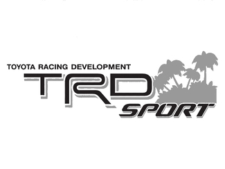 2 TOYOTA TRD OFF SPORT BEACH DECAL TRD racing développement côté vinyle autocollant autocollant 2