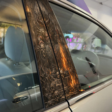 Ensemble d'autocollants vinyles pour montant de porte Roi Démon Cornu_2