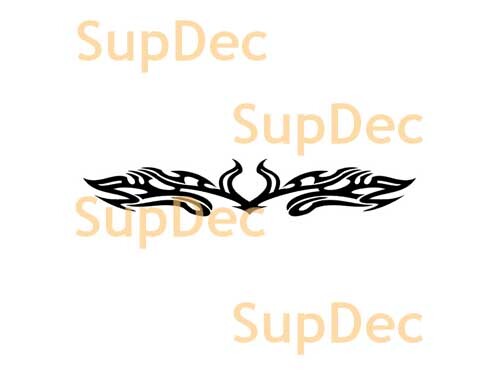 Autocollant de capot autocollant Tribal Fly Style #020