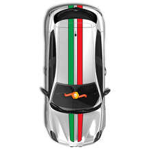 Kit d'autocollants vinyle de bandes latérales supérieures style course pour Alfa Romeo_2