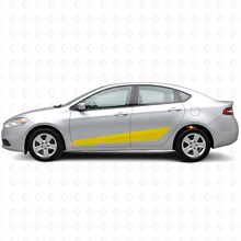 Kit de décalcomanies latérales inférieures en bandes pour Dodge Dart_5