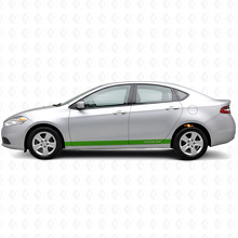 Kit de bandes adhésives personnalisées droites pour bas de caisse pour Dodge Dart 2013+_3