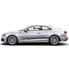 Kit de décalcomanie vinyle latérale de style stroboscopique de marque pour Audi A5_2