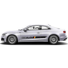 Kit d'autocollants latéraux vinyle de style drapeau allemand pour Audi A5_2