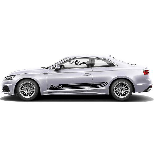 Kit de décalcomanies adhésives latérales de marque pour Audi A5