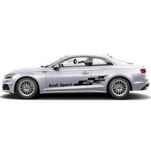 Autocollants Vinyle Bandes Latérales Logo Audi pour Audi A5_2