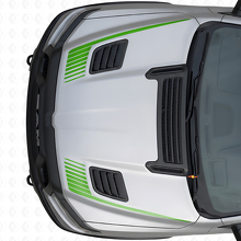 Set de décalcomanies en vinyle style stroboscope en forme de crosse de hockey pour Dodge Ram Sport 2019+_3