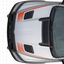 Set de décalcomanies en vinyle style stroboscope en forme de crosse de hockey pour Dodge Ram Sport 2019+_4