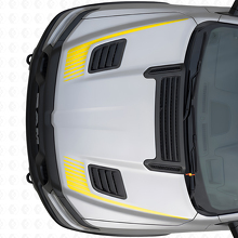 Set de décalcomanies en vinyle style stroboscope en forme de crosse de hockey pour Dodge Ram Sport 2019+_5