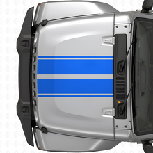 Déco Vinyle à Double Contour de Capot pour Jeep Wrangler 2007+_2