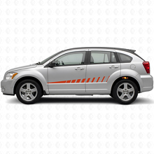 Kit de décalcomanies en vinyle bandes latérales Strobe Design pour Dodge Caliber 2007+_4
