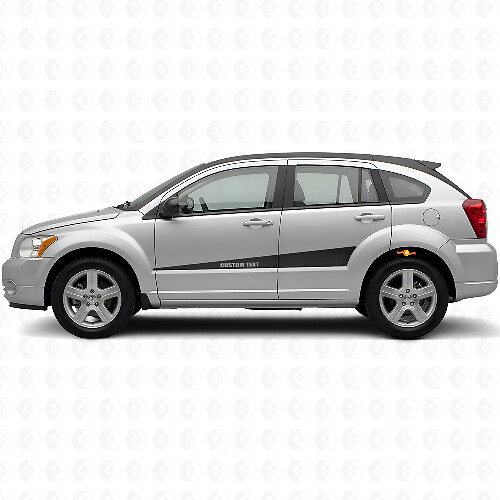 Kit de décalcomanies en vinyle à bandes latérales extensibles personnalisées pour Dodge Caliber 2007+