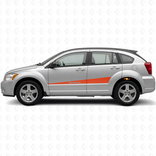 Kit de décalcomanies en vinyle à bandes latérales extensibles personnalisées pour Dodge Caliber 2007+_4