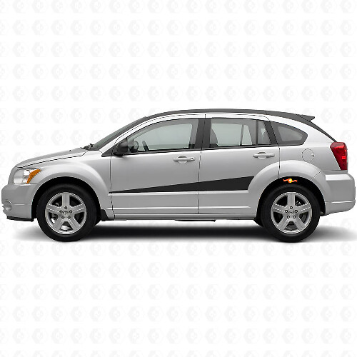 Kit de décalcomanies vinyle bandes latérales expansibles pour Dodge Caliber 2007+