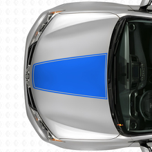 Autocollant en vinyle contour noir pour capot Toyota RAV4 2013+_2