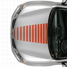 Autocollant vinyle de rayures stroboscopiques pour capot Toyota RAV4 2013+_4