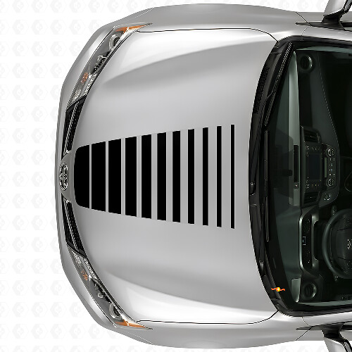 Autocollant en vinyle à bandes stroboscopiques expansibles pour Toyota RAV4 2013+